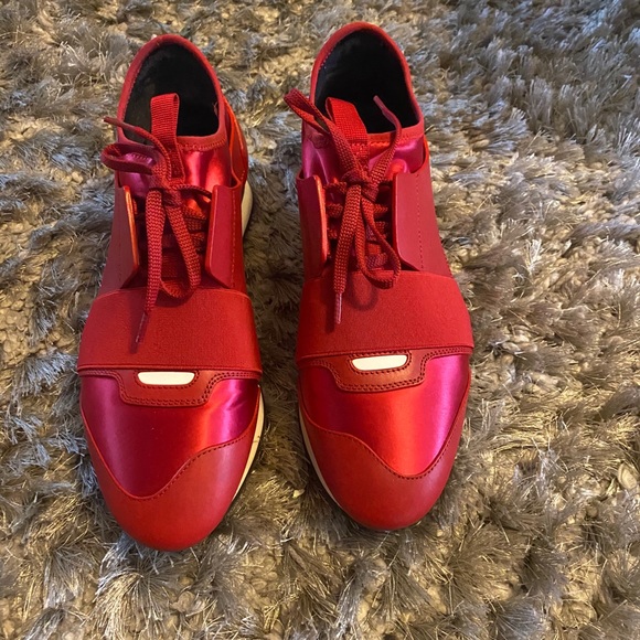 Red Balenciaga Sneakers size 39 - Picture 2 of 5